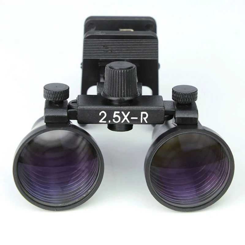 

2.5X 3.5X Portable Clip Surgery Loupe Ophthalmic Binocular Dental Clamp Magnifier Optical Glass Magnifying Glass