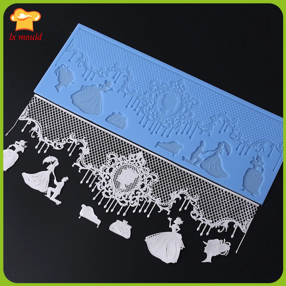 

LXYY Wedding Fondant Decoration Cake Sugar Lace Mould Valentine's Day DIY Baking Tools