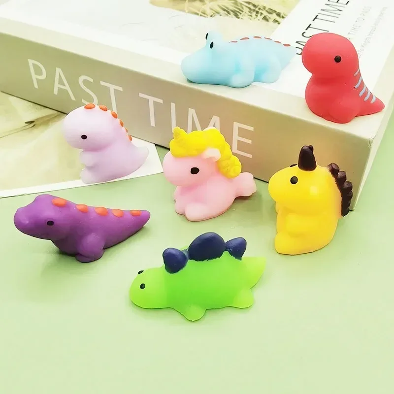 1PC Cartoon Dinosaur Squeeze Toys Soft Antistress Ball Fidget Decompression Children Toys Fun Party Favors Gift for Kids Adults