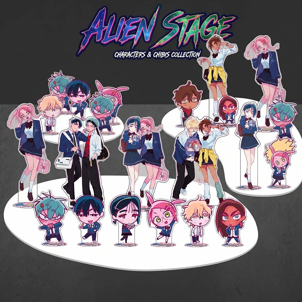 ALIEN STAGE Mizi Till Ivan Luka Sua Hyuna Academy 10&15CM Double Sided Acrylic Stand Keychain 2026 New Anime Stand Home Decor