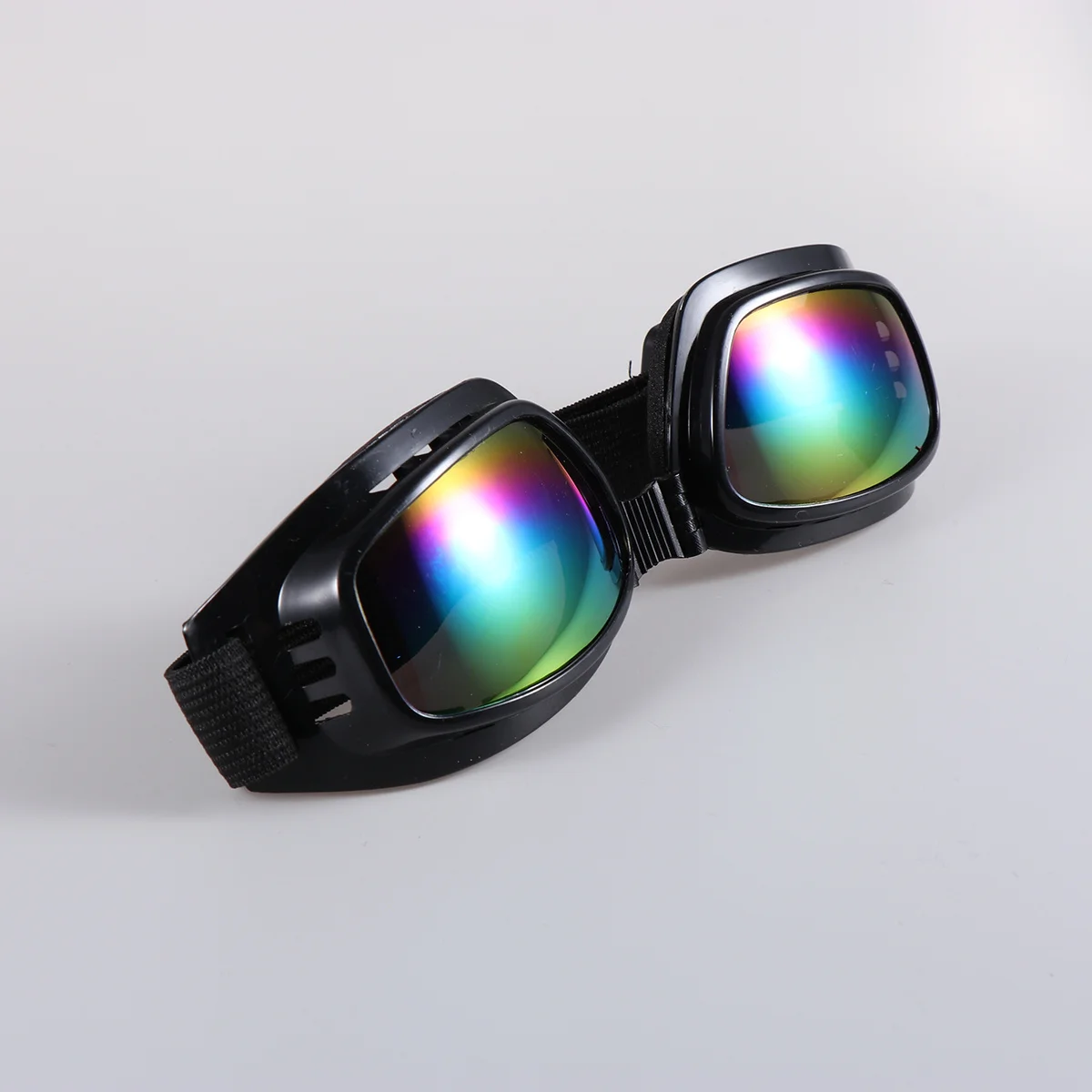 

Professional Outdoor Motorcycle Goggles Black Frame Colorful Pc Lens Anti Fog Anti Uv Shock Resistant Ski Cycling Safety Glasses