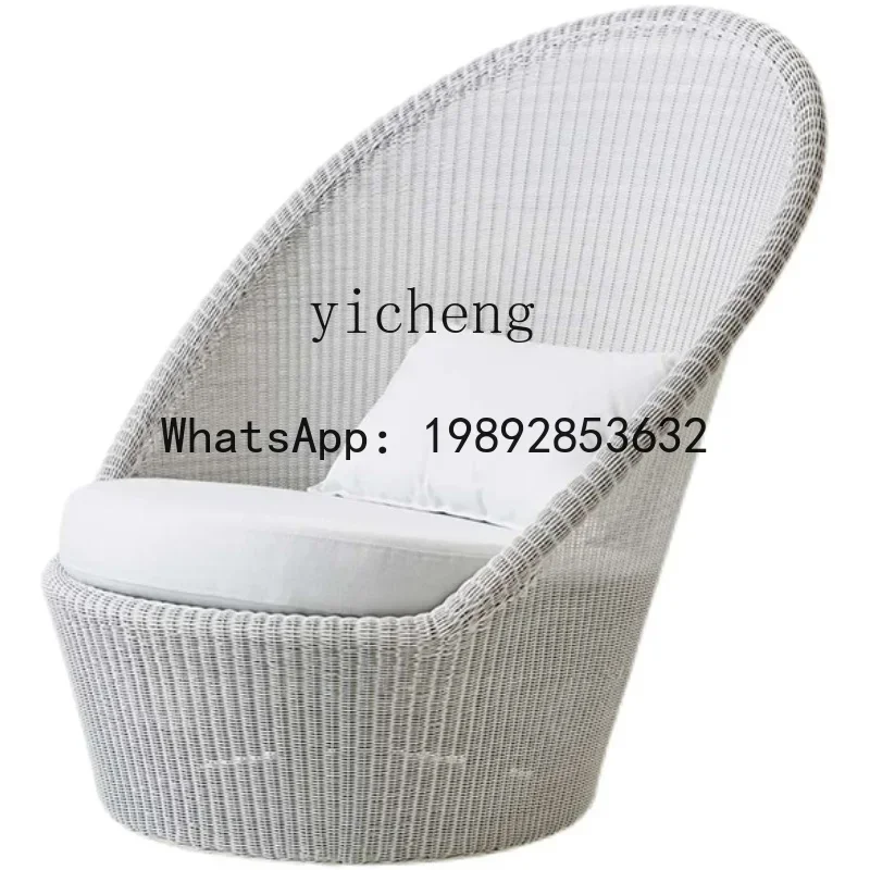 

Outdoor Swimming Pool High Backrest Rattan Table and Chair Sofa Outdoor Outdoor Courtyard Leisure