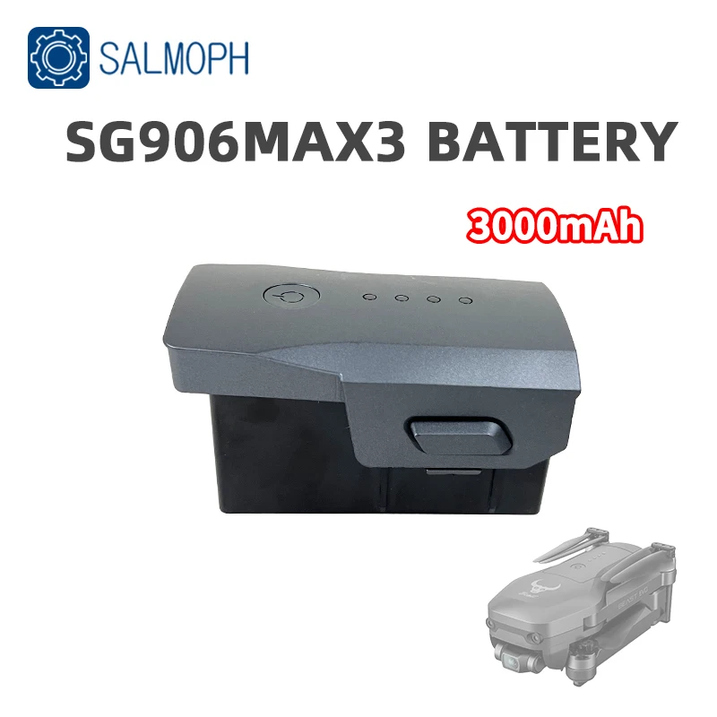 ZLL SG906MAX3 بطارية توصيل خارجي 11.4 فولت 3000 مللي أمبير بطاريات احتياطية أصلية لبطارية بديلة SG906MAX3 بدون طيار