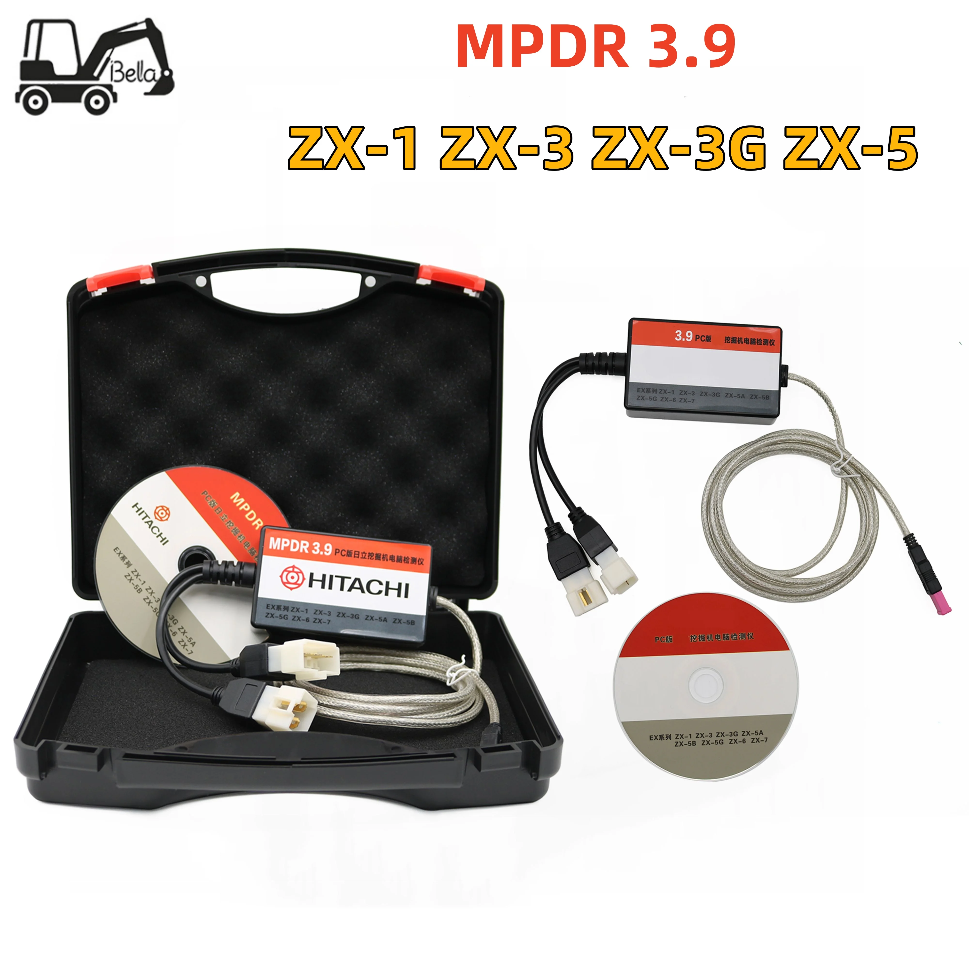 MPDR 3.9 High-Speed Diagnostic Tool for Hitachi Truck Excavator Wheel Loader Crawler Carrier for Hitachi ZX-1 ZX-3 ZX-3G ZX-5