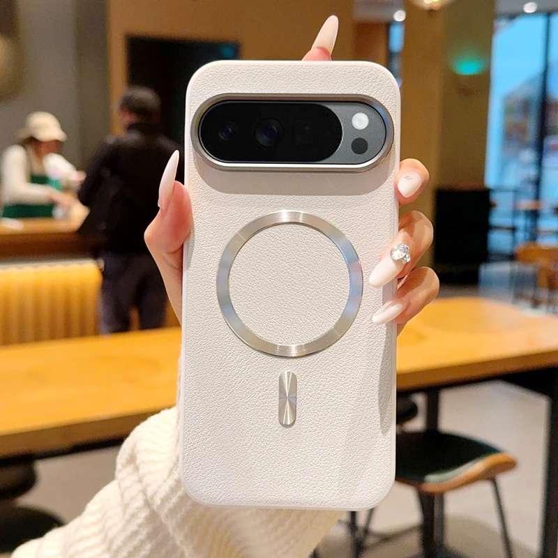 

Fashion Phone Case For Google Pixel 10 Pro XL 10A Magnetic Wireless Charger Protective PC Hard Shell Shockproof Back Cover