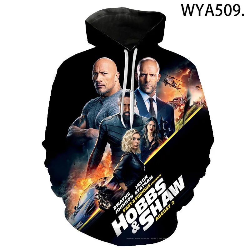 

3D Print Hoodies Fast & Furious Casual Sweatshirts Men Women Children Spring Autumn Style Boy Girl Kids Pullover Hoodies