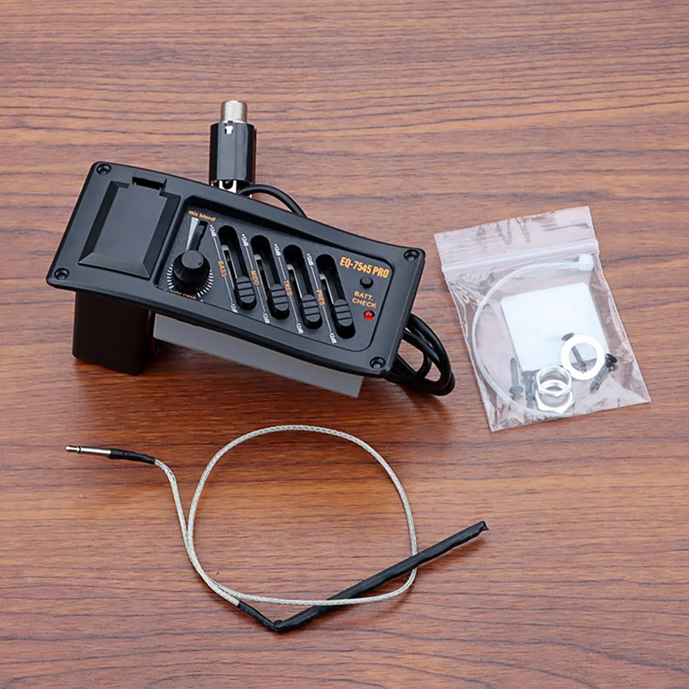 1 Set Parti Suono per chitarra Accessori per chitarra acustica elettrica Sistema di preamplificazione durevole Pickup a ponte di ricambio Violino Ukulele