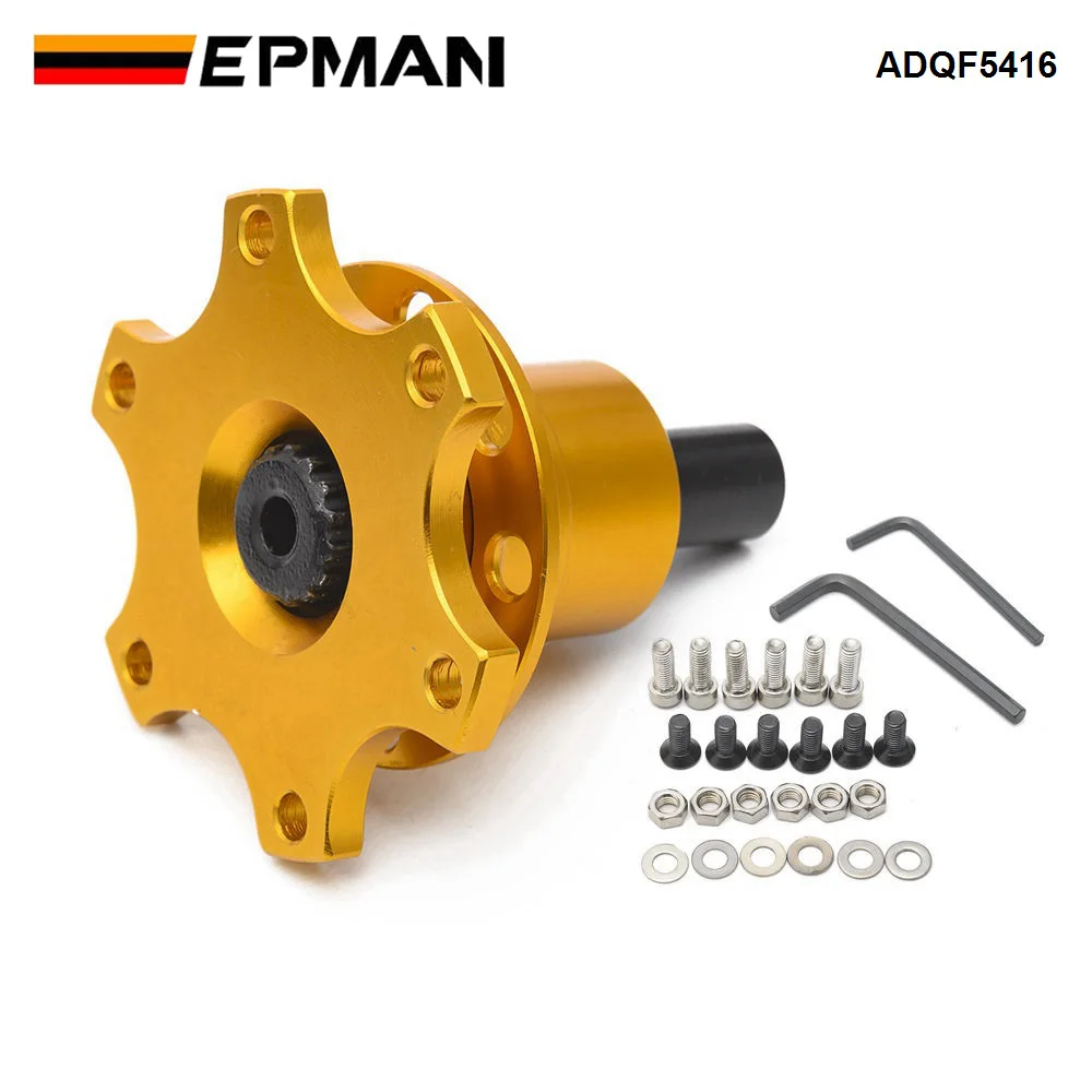 EPMAN - ADDCO Off Quick Release Boss Kit Weld On 6 Bolt Fit Moslty Steering Wheels ADQF5416