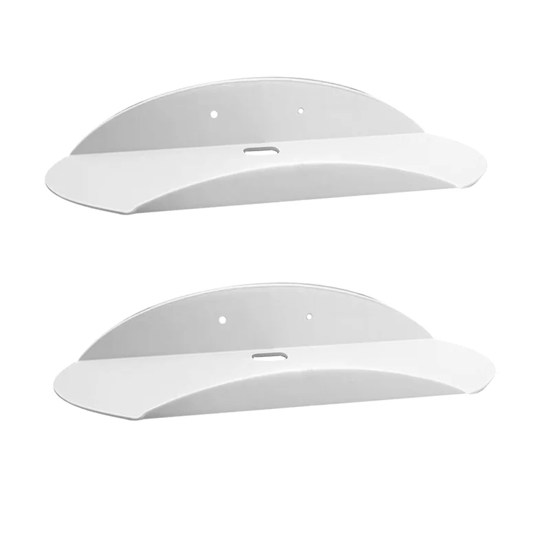 

ABVI-2PCS Настенные плавающие полки Маленькие акриловые плавающие полки Многофункциональная витрина Изогнутые плавающие полки