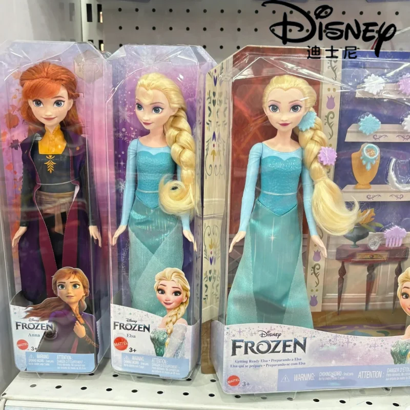 Original Disney Enjoyment Princess Elsa Set Dolls, Girls Play Home, Gift Toys, Interactive Parent Child Dolls