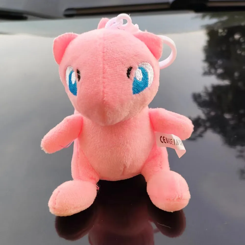 

10pcs/lot Pokemon Mew Plush 11cm Toys Doll Soft Stuffed Pendant Keychain Children Christmas Gift