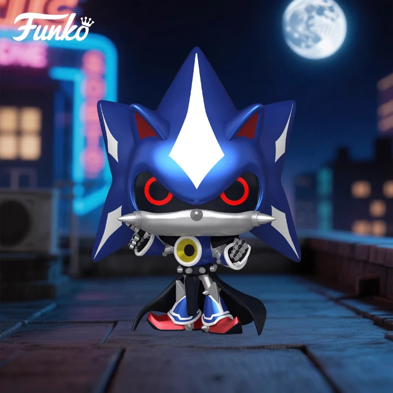 

Genuine Edition FUNKO POP《Sonic，Blaze，Knuckles，Jet，Espio》Anime Action Desktop Decoration Ornament Model Toys Collectible Model