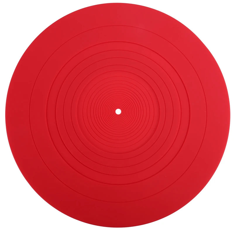 295Mm Silicone Turntable Mat Anti-Vibration Slipmat Record Mat For LP Vinyl Record Player Audio Replacement Accessory