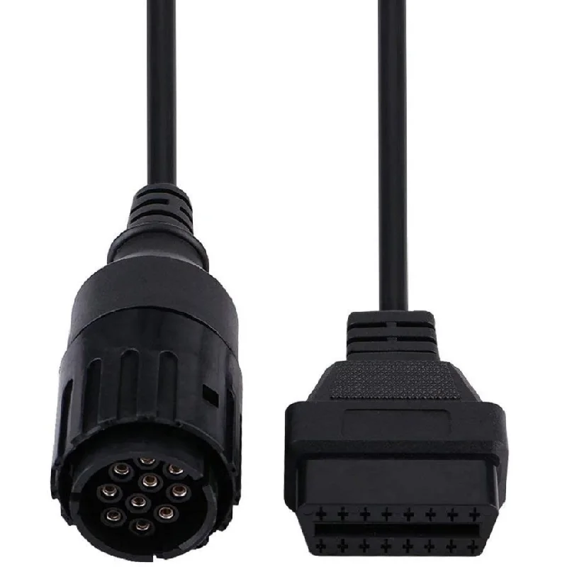 1Pcs 10 Pin OBD To 16 Pin OBD2 Adapter Cable Convertor For BMW Diagnostic Scanner Auto Diagnostic Connector Adapter Car Produt