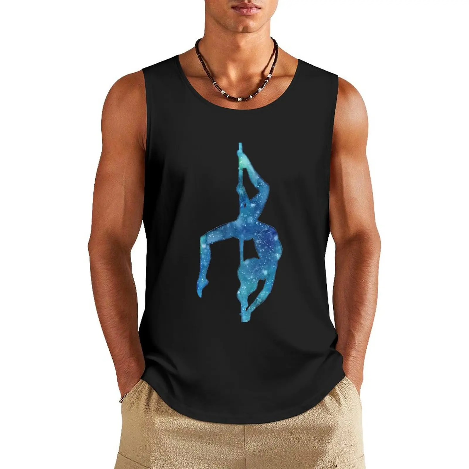 

Pole Dancing Underwater Tank Top Men's vest bodybuilding