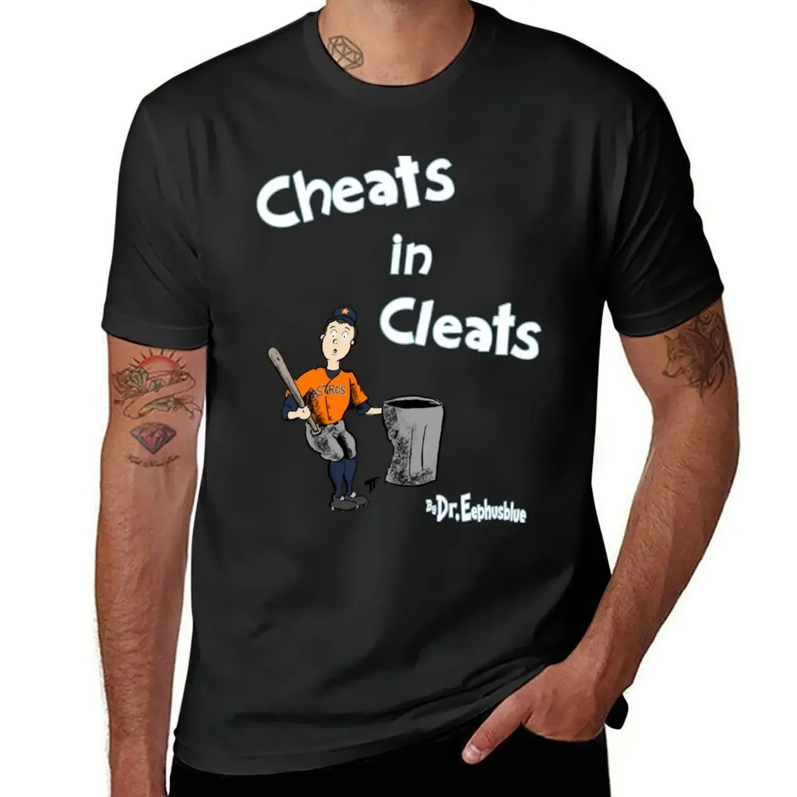 Cheats in Cleats 11 x 14 format T-Shirt kawaii clothes new edition sports fans plus size tops Men's clothing