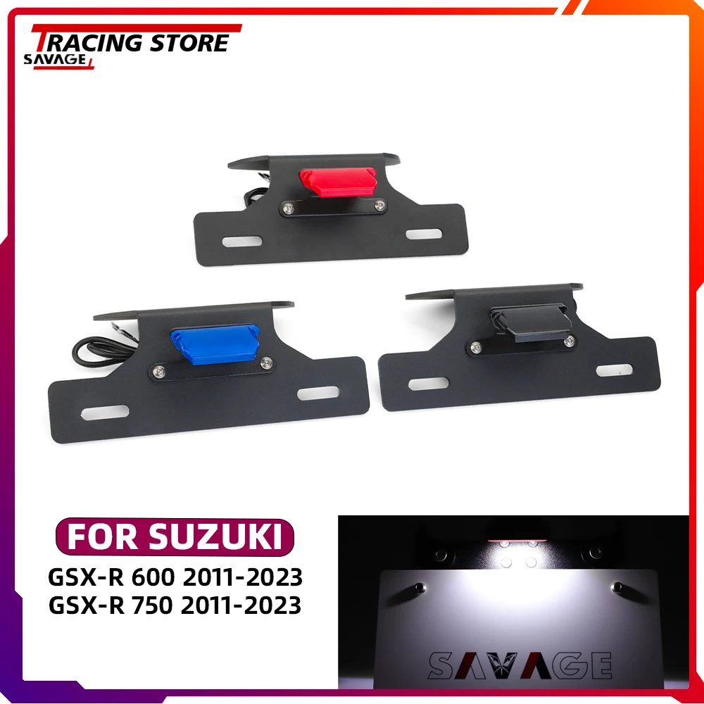 

New For SUZUKI GSXR 600 GSXR 750 License Plate Holder Motorcycle Accessories GSX-R Tail Tidy Fender Eliminator License Support