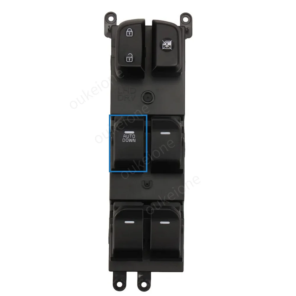 93570-B2050CA لكيا سول 2014-2019 الجبهة سائق الجانب الطاقة الكهربائية الرئيسية نافذة التبديل رافع زر التحكم 93570-B2010CA #2