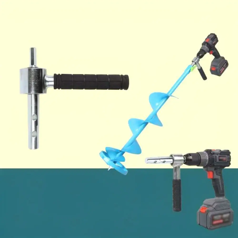 Ice Drilling Tool Grip For Longzuan Universal Hex Conversion Head Stabilizer Accessory Fishing Auger Power Part Handle
