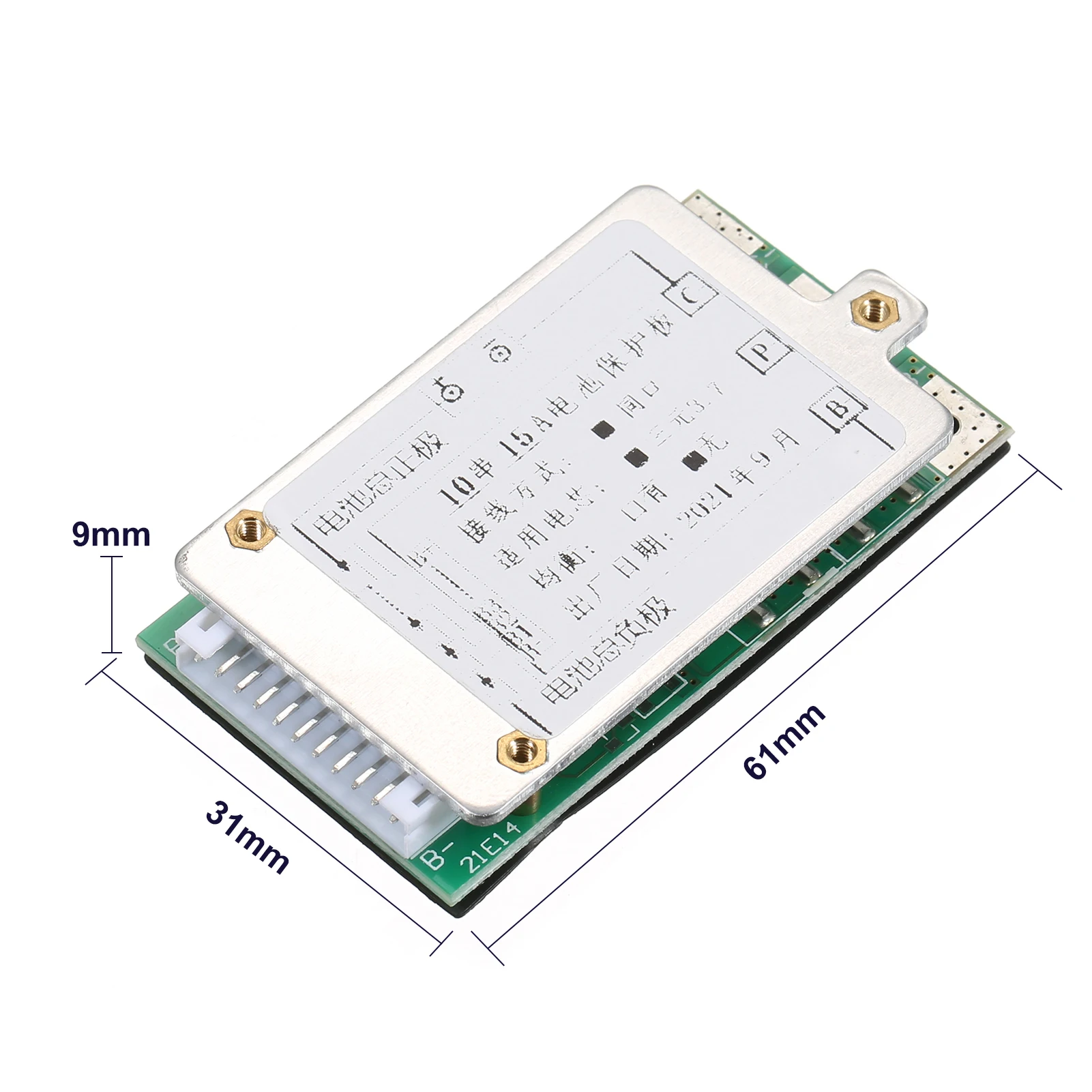 

Плата защиты 10S 15A 36В/37В для литий-ионных аккумуляторов /PCB/PCM с функцией балансировки для электровелосипедов