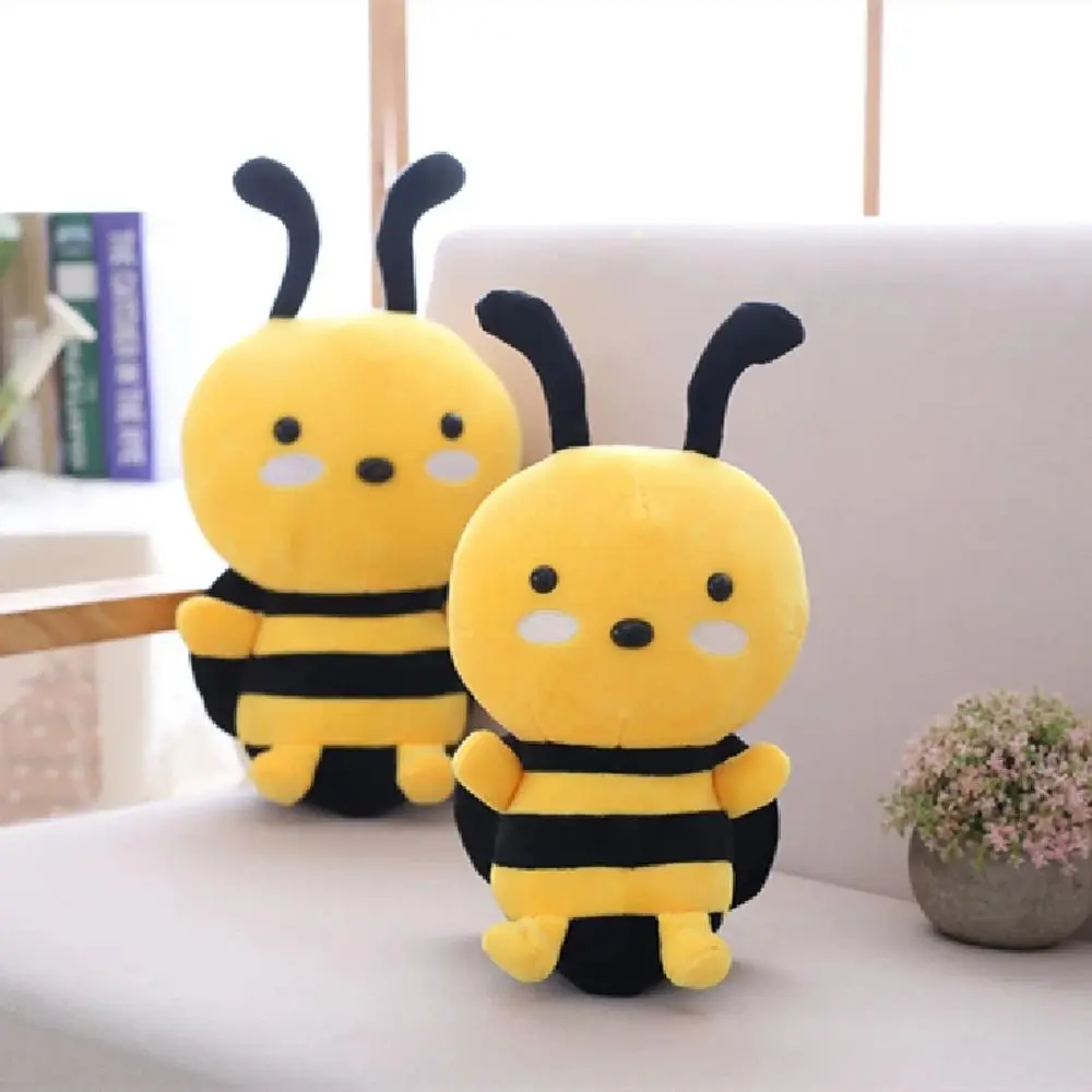 Cadeau pour enfants oreiller de sommeil oreiller doux jouet en peluche insecte en peluche poupée d'insecte petite abeille poupée en peluche petite abeille jouets en peluche