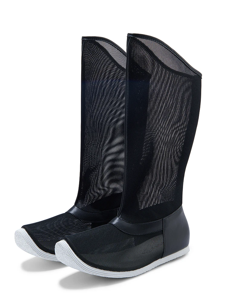 أحذية مينغ سونغ هانفو أحذية طويلة مسطحة القاع قابلة للتنفس #5