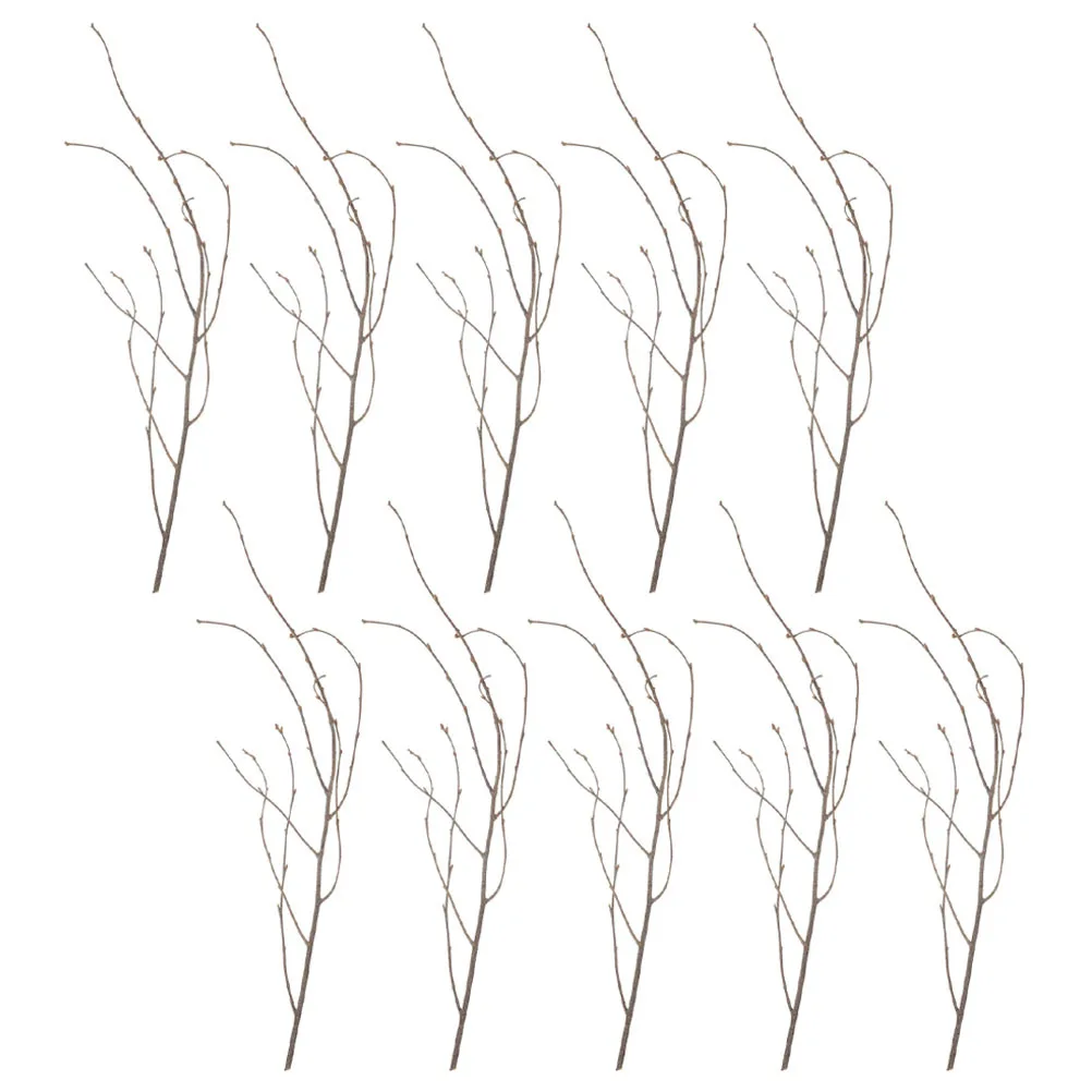 12pcs Natural Dried Tree Branches Small Twig Decorative Filler For Vase Home Wedding Party Decoration Diy Craft Arrangement