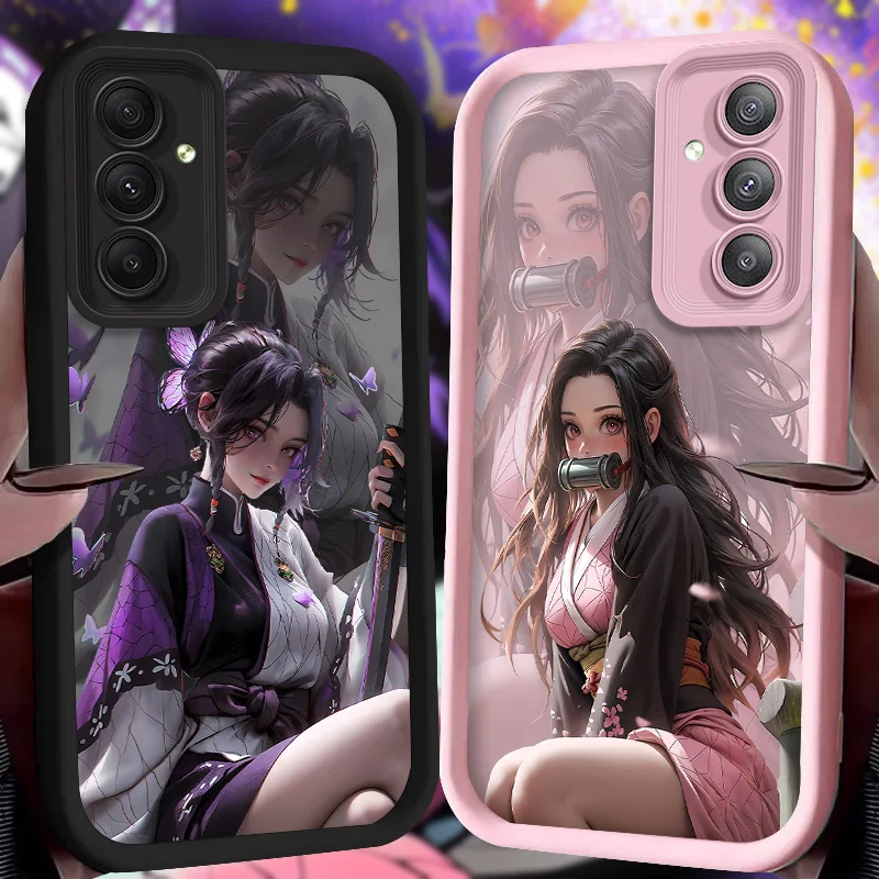 Demon Slayer Soft Case for Samsung Galaxy S25 S24 S23 Ultra S22 S21 Plus FE 5G A54 A34 A14 A73 A53 A33 5G Silicone Back Cover