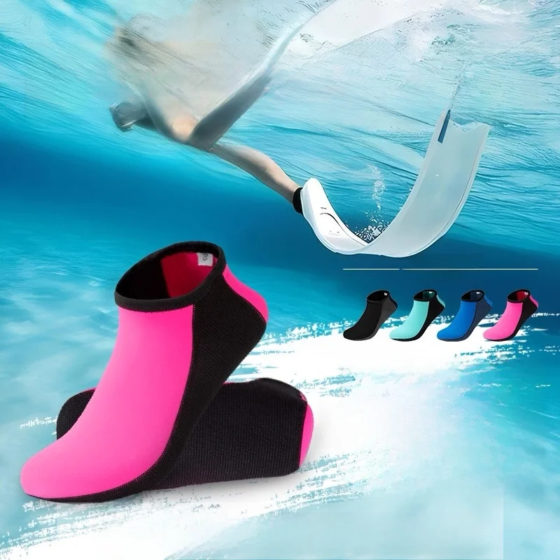 

High-End 2MM Ultra-Elastic Scuba Sos Men's ort Swimming Fins Warm Sun Protection Snorkeling Sos for Beach And Diving