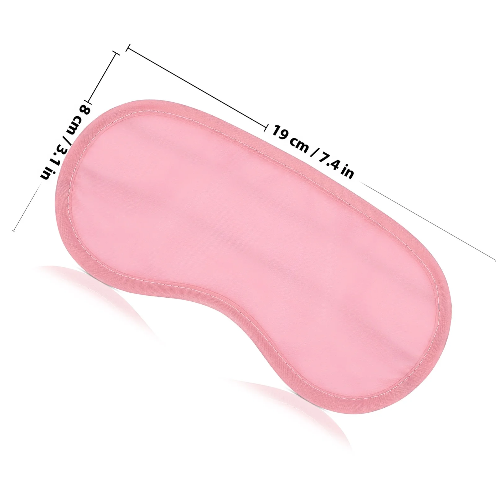 16 قطعة أقنعة العين القابل للتصرف خفيفة الوزن الغمامة غطاء العين للسفر المنزل النوم المتاح الغمامة