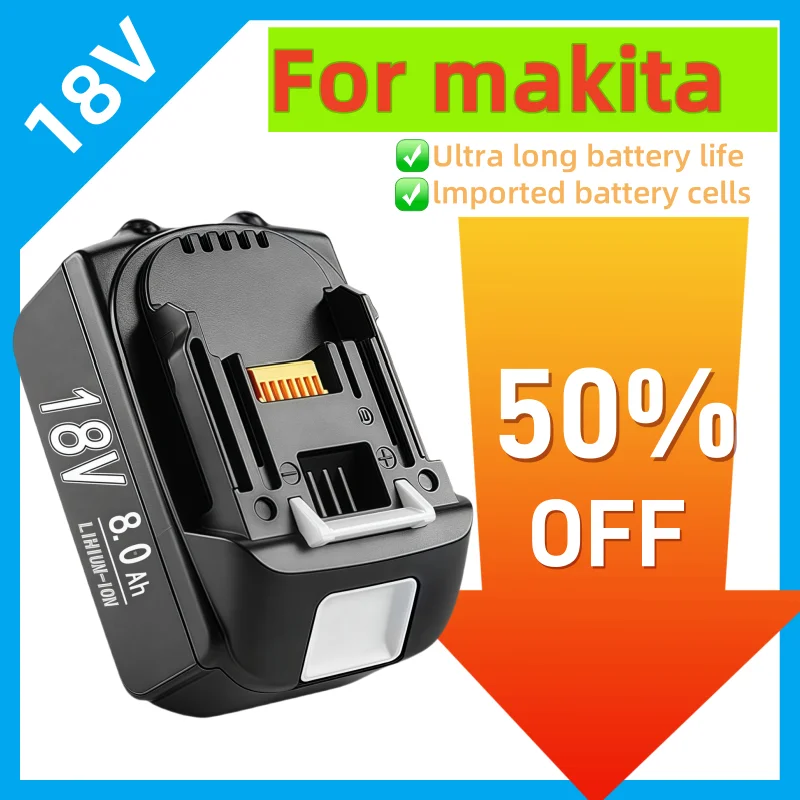 

Suitable for Makita 18V BL1850 lithium battery BL1840B Suitable for Makita electric screwdriver angle grinder hand drill charger