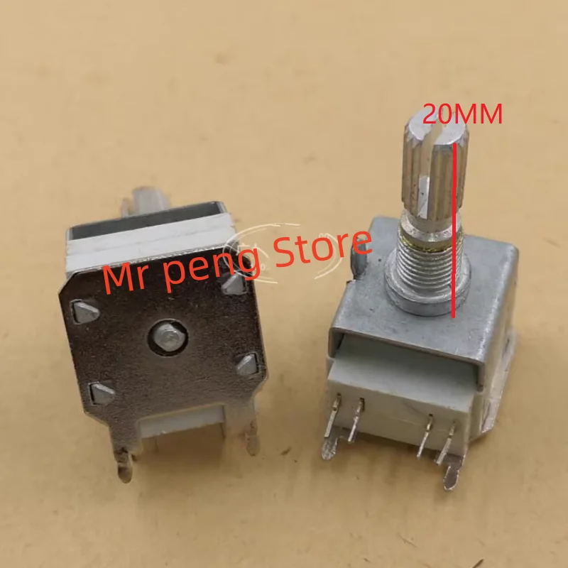 

2pcs for Power amplifier switch Volume adjustment controller 12-bit 360 degree unlimited rotation adjustable potentiometer encod