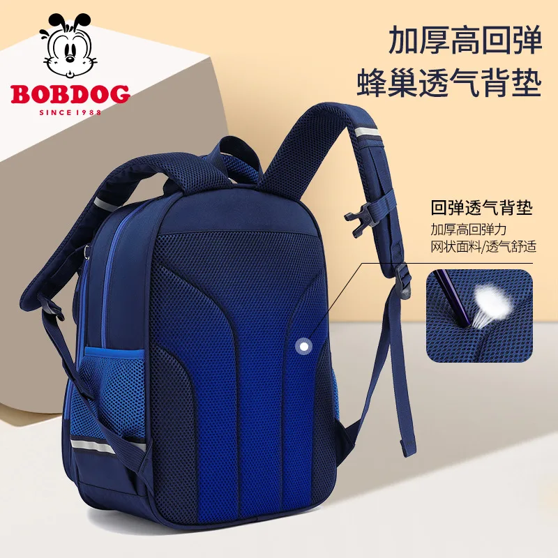 Ransel Pelindung Tulang Belakang untuk Anak Laki-Laki Kelas 1-6, Tas Sekolah Ergonomis untuk Siswa SD, Tas Buku Anak Kapasitas Besar