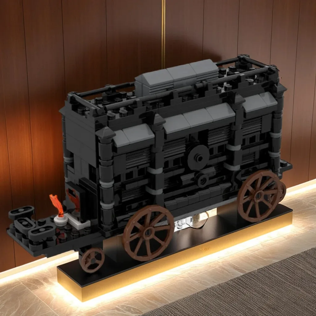 

398 шт. MOC Elden Ring Carriage DIY тележка Tarnished's — реплика в стиле видеоигры, подарок на день рождения, строительные блоки