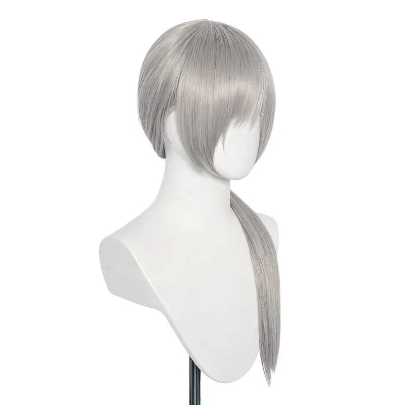 ABC123Quanxi Chainsaw Man Cosplay Synthetic Long Straight Wig Anime Coser Cute Girl Heat Resistant Fiber High Qx;3,f'6,h.7;j view 3