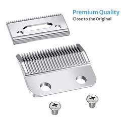 Professional Replacement Clipper Blades 2 Holes Adjustable Hair Clippers Blades Compatible with WAHL Cordless Hairdressing Tools