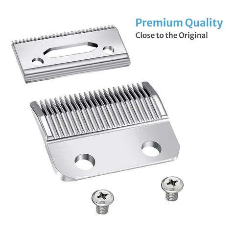 Professional Replacement Clipper Blades 2 Holes Adjustable Hair Clippers Blades Compatible with WAHL Cordless Hairdressing Tools