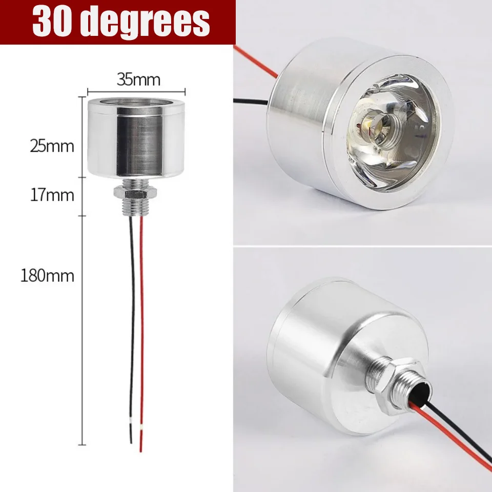 3W LED Ultra Bright Spotlight DC12V DC24V Lighting LED Light Industrial And Commercial Equipment Instrument Light