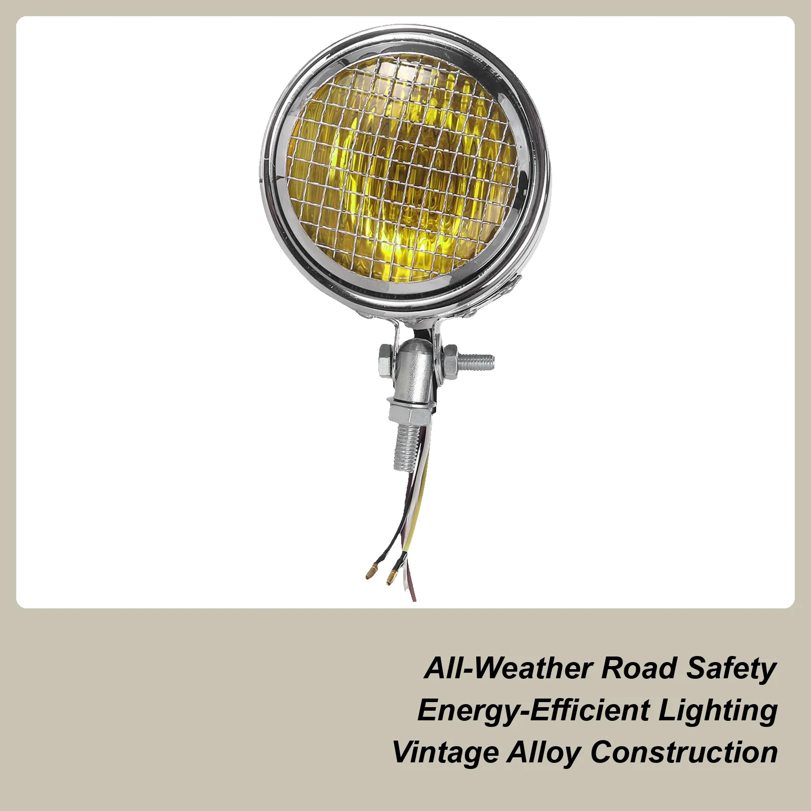 Motorcycle Driving Lights Vintage Long Lasting High Visibility Restoration Lamp Retro Motorcycle Headlamps For Bike Riding Night