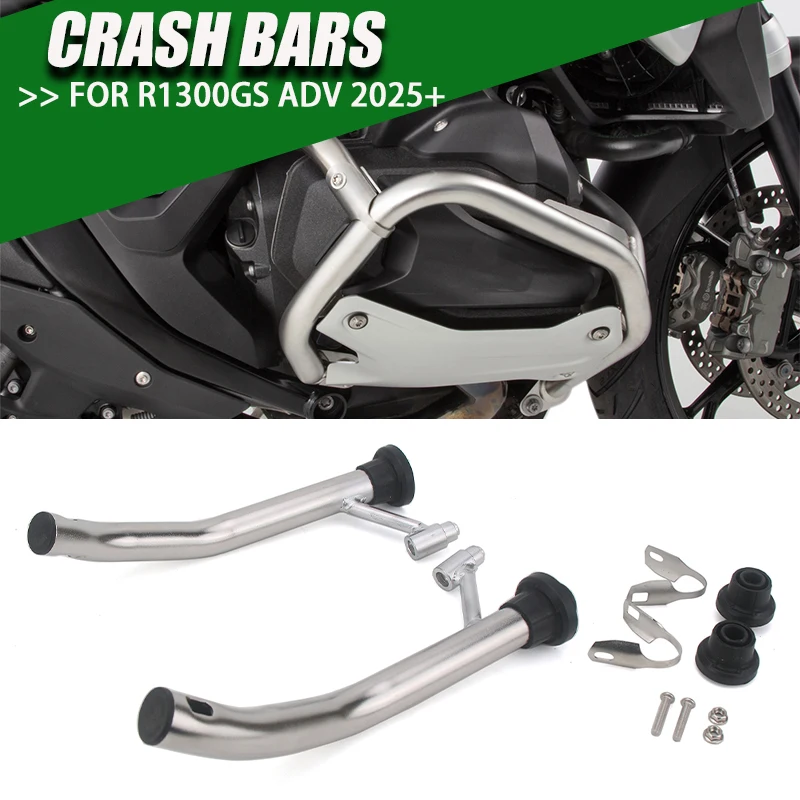 Image of Für BMW R1300GS GS1300 R 1300 GS 2023- Motorrad-Motorschutzbügel Verstärkungsstrebe Sturzbügel Zylinderschutz