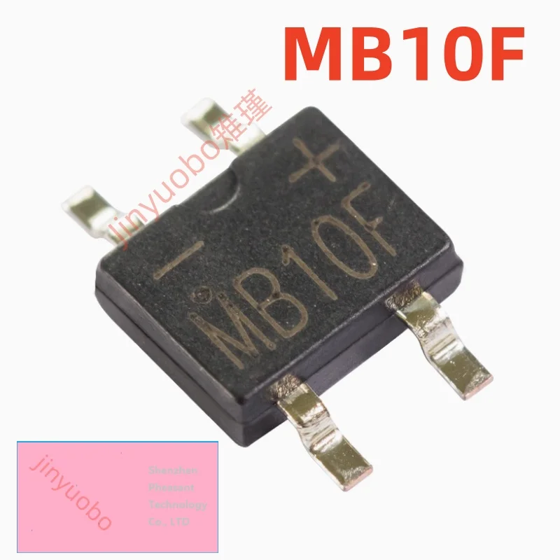 (100 pieces) MB10F Surface Mount SOP-4 Rectifier Module 1A/1000V Bridge Rectifier