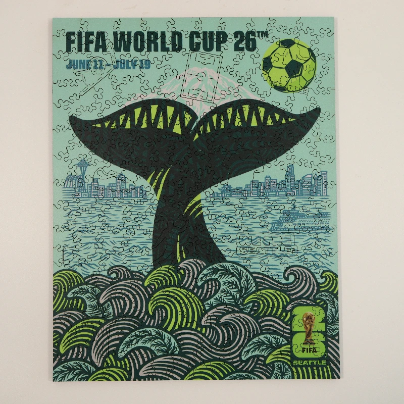 

Высококачественный деревянный пазл «Сиэтл» к Чемпионату мира ФИФА 2026: игрушка для снятия стресса для взрослых, декор для дома, коллекционный подарок для детей