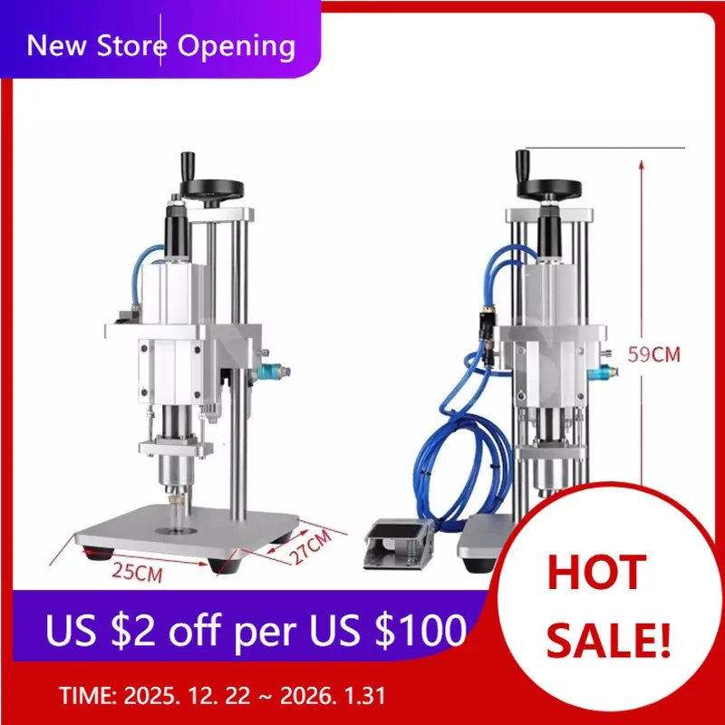 

Полуавтоматическая машина для укупорки флаконов 8 мм 20 мм 13 мм Ручная щипцы для флаконов 20 мл