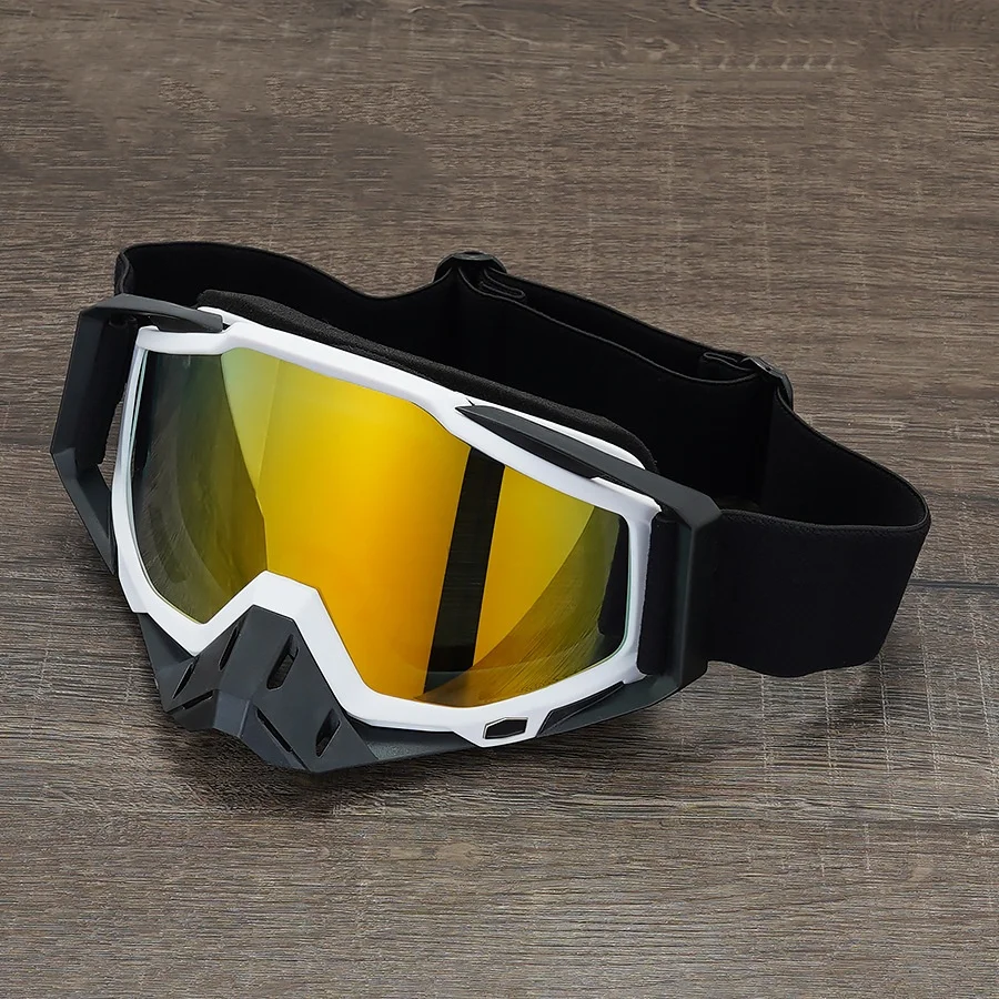 Motocross Dust‑Resistant Cross‑Trail Goggles, Anti‑UV Anti‑Scratch Dirtbike Enduro Motorcycle Helmet‑Compatible Eyewear
