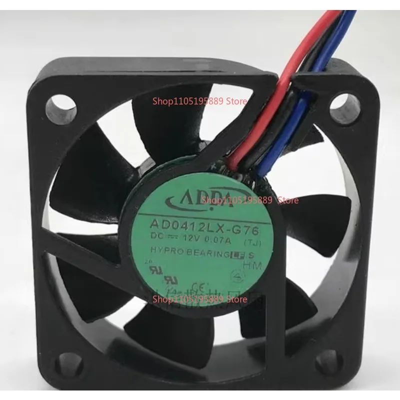 

Original New Cooler Fan for ADDA 4010 AD0412LX-G76 DC12V 0.07A 4CM Cooling Fan 40X40X10mm