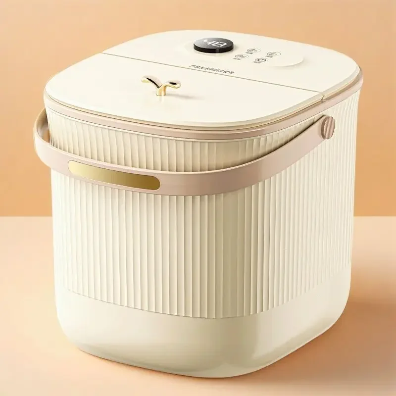 

Спа-ванна для ног с подогревом, электрическая ванна для педикюра, ванна для замачивания для снятия стресса, отличный подарок на день отца, фумигационная ванна для ног