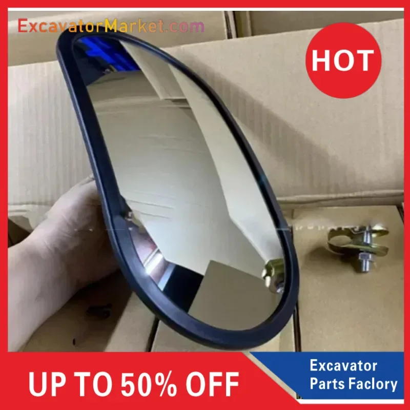 For Komatsu Kobelco Sumitomo Sany Longgong Excavator Mirror Reversing Rearview Mirror Excavator Accessories