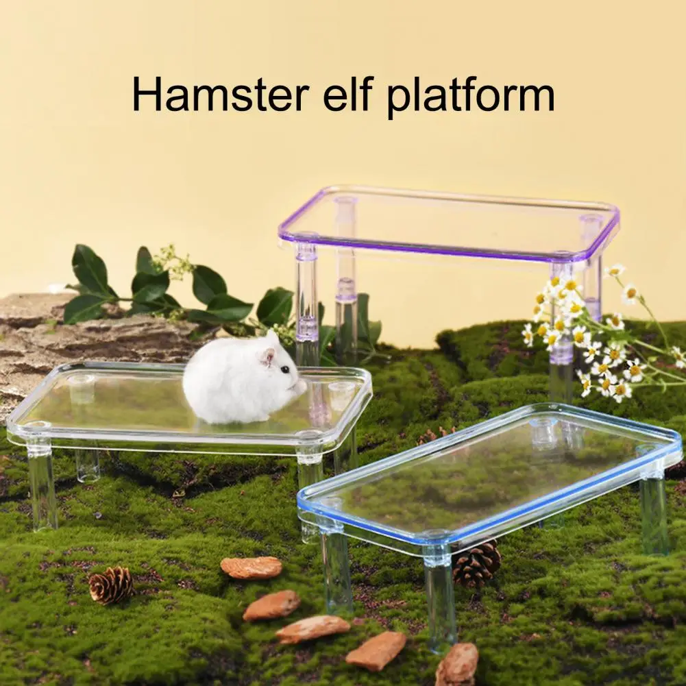 Reptile Animal Platform  Sturdy Pet Stand Play Climbing Toy  No Odor Hamster Platform