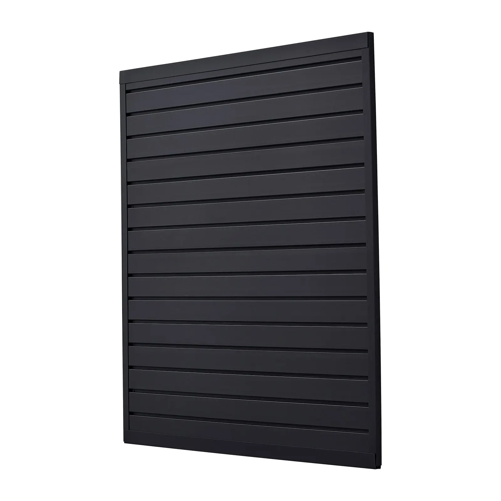 

Панели для стеллажной системы Slat Wall, 4 x 4 фута, ПВХ, для гаража, с модульной конструкцией, черные, легко устанавливаемые, регулируемые.