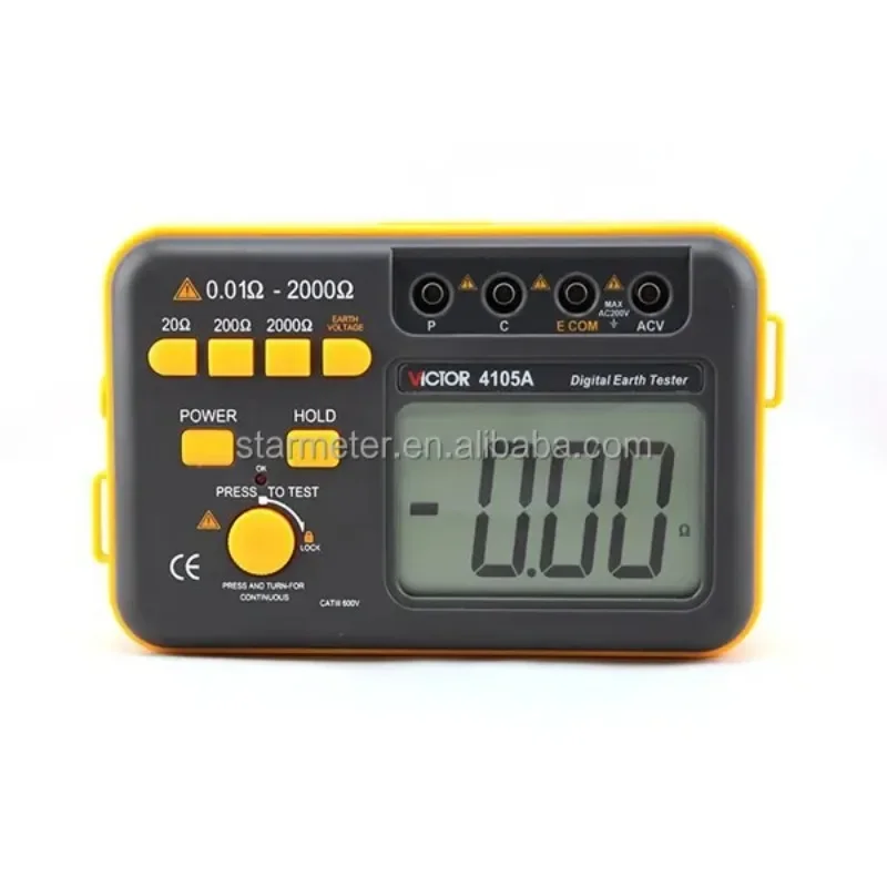 VC4105A AC current Manual range digital earth  electrical test instruments